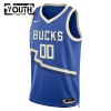 Dres Milwaukee Bucks Prilagođeni Nike 2024-25 City Edition Plava Swingman - Dječji